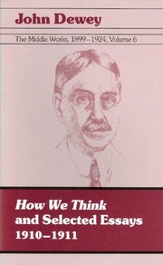 Front cover of The Middle Works of John Dewey, Volume 6 by John Dewey