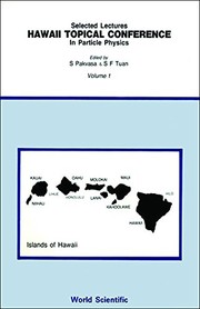 Cover of Selected Lectures from the Hawaii Topical Conference in Particle Physics by S. Pakvasa