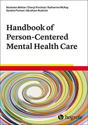 Front cover of Handbook of Person-Centered Mental Health Care by Nosheen Akhtar
