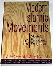 Cover of Modern Islamic movements by Muhammad Mumtaz Ali
