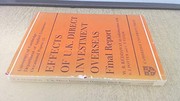 Front cover of Effects of U.K. direct investment overseas by W. B. Reddaway