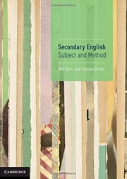 Front cover of Secondary English by Rod Quin