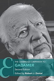 Front cover of Cambridge Companion to Gadamer by Robert Dostal