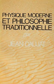 Front cover of Physique moderne et philosophie traditionnelle by J. Daujat
