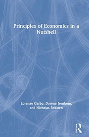 Front cover of Principles of Economics in a Nutshell by Lorenzo Garbo