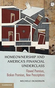 Front cover of Homeownership and America's Financial Underclass by Mechele Dickerson