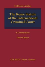 Front cover of Rome Statute of the International Criminal Court by Otto Triffterer