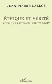 Cover of Ethique et vérité by Jean-Pierre Lalloz