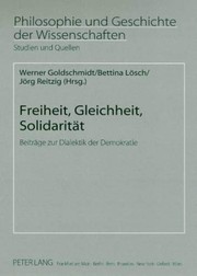 Front cover of Freiheit, Gleichheit, Solidarität by Werner Goldschmidt