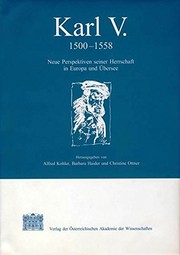 Front cover of Karl V. 1500-1558 by Alfred Kohler