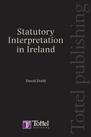 Cover of Statutory Interpretation by David Dodd