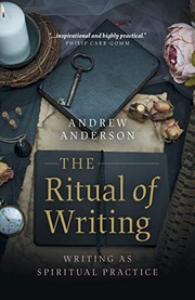 Front cover of Ritual of Writing by Anderson, Andrew