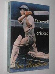 Front cover of Farewell to cricket by Bradman, Donald George Sir