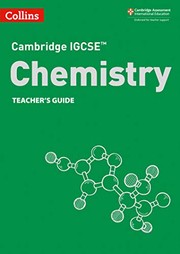 Front cover of Cambridge IGCSE(tm) Chemistry Teacher's Guide (Collins Cambridge IGCSE(tm)) by Chris Sunley