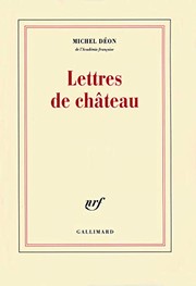Cover of Lettres de château by Michel Déon