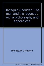 Cover of Harlequin Sheridan by R. Crompton Rhodes