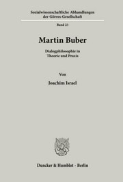 Front cover of Martin Buber by Joachim Israel