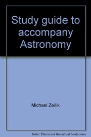 Cover of Study guide to accompany Astronomy by Michael Zeilik