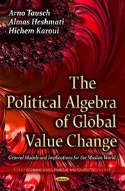 Cover of Political Algebra of Global Value Change by Arno Tausch
