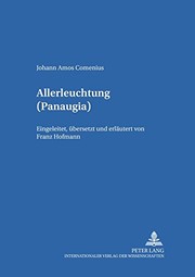 Cover of Panaugia by Johann Amos Comenius