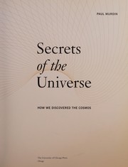 Front cover of Secrets of the universe by Paul Murdin