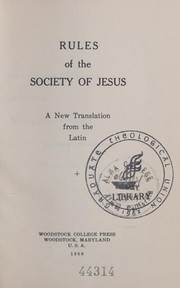 Cover of Regulae by Jesuits.