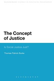 Front cover of Concept of Justice by Thomas Patrick Burke