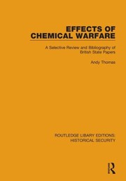 Front cover of Effects of Chemical Warfare by Andy Thomas