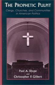 Cover of The Prophetic Pulpit by Paul A. Djupe
