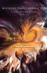 Front cover of Beauty of Preaching by Michael Pasquarello