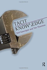 Cover of Tacit Knowledge by Neil Gascoigne