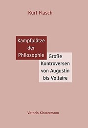 Front cover of Kampfplätze der Philosophie by Kurt Flasch