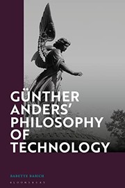 Cover of Günther Anders' Philosophy of Technology by Babette Babich