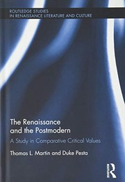 Cover of Renaissance and the Postmodern by Martin, Thomas L.