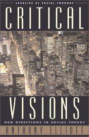 Front cover of Critical Visions by Anthony Elliott