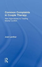Cover of Common Complaints in Couple Therapy by Joan Lachkar