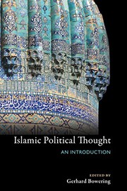 Front cover of Islamic Political Thought by Gerhard Bowering