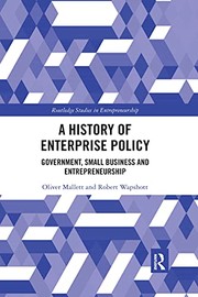 Front cover of History of Enterprise Policy by Oliver Mallett