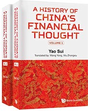 Front cover of History of China's Financial Thought by Sui Yao