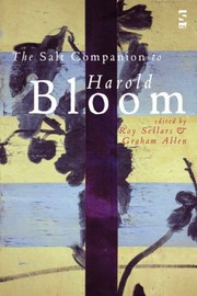 Cover of The Salt companion to Harold Bloom by Graham Allen