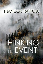 Cover of Thinking the Event by François Raffoul