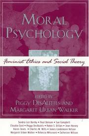 Front cover of Moral Psychology by Margaret Urban Walker