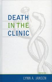 Cover of Death in the clinic by David Barnard