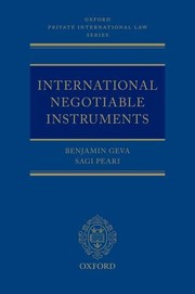 Cover of International Negotiable Instruments by Benjamin Geva