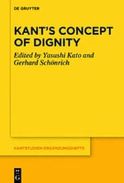 Front cover of Kant's Concept of Dignity by Yasushi Kato