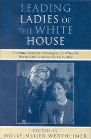 Cover of Leading ladies of the White House by Molly Meijer Wertheimer