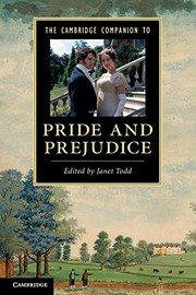 Front cover of The Cambridge companion to Pride and prejudice by Janet M. Todd