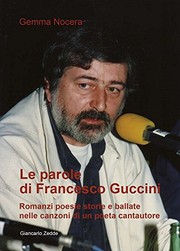 Front cover of Le parole di Francesco Guccini by Gemma Nocera
