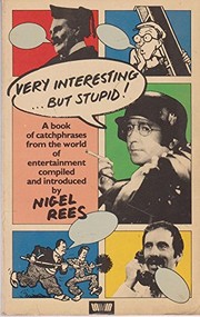 Cover of Very interesting - but stupid by Nigel Rees