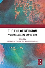 Front cover of End of Religion by Goldenberg Naomi